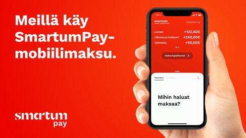 Meillä käy SmartumPay mobiilimaksu